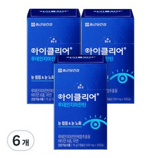 Chong Kun Dang 鍾根堂 Eyeclear 玉米黃素葉黃素膠囊 500mg, 30顆, 6盒