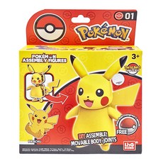 LDCX 靈動創想 正版寶可夢組裝可動公仔 皮卡丘, 1個