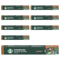 스타벅스 하우스블렌드 캡슐커피, 5.7g, 10개입, 8개