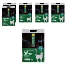 貓砂王 雙倍吸力新配方精粉貓砂 6kg 檸檬香粗砂 10L 超強吸水, 6袋