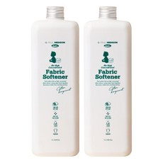 PAUL MEDISON 兒童高濃縮衣物柔軟精 純棉佛手柑 #3倍高濃縮 EWG綠色等級, 1L, 2瓶