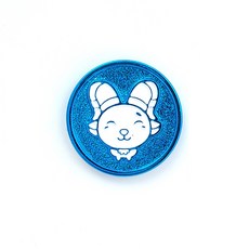 지봇골프 십이지신 써클칩 캐릭터 골프 볼마커, 미양 (블루), 1개