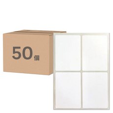 Bluemato PP 方形標籤2 貼紙, F, 10入, 5個