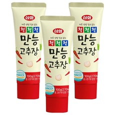 SAMWHA Samhwa Cheokcheokcheok 通用紅辣椒醬, 3個, 100g