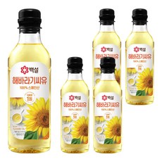 CJ BEKSUL 白雪 CJ 葵花籽油, 500ml, 5個