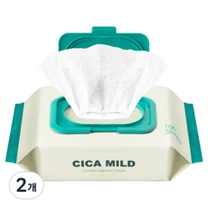 메디플라워 시카 마일드 클렌징 티슈, 2개, 100매입