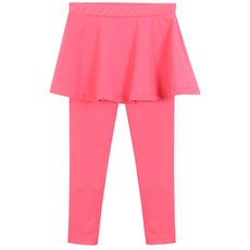 ROROCHAT 女童素色假兩件內搭泳褲