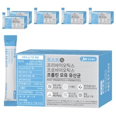 JW중외제약 포스트 프리바이오틱스 프로바이오틱스 프롤린 모유 유산균, 90g, 6개