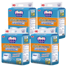 3baby 三個寶 成人用 加厚款緊身彈力型拉拉褲/紙尿褲 男女通用 42片, 4包, XXL