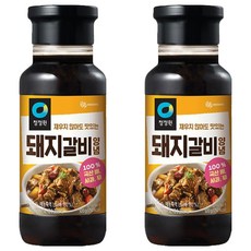 청정원 돼지갈비양념, 500g, 2개