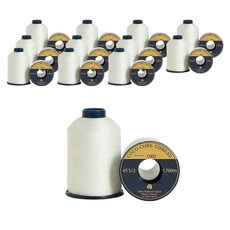 COTTONVILL 高級縫紉機線, 45'S/2 色號 C002, 1700公尺 2入, 12件