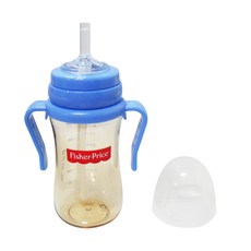 fisher-price 費雪 PPSU多功能吸管杯, 藍色, 300ml, 1個