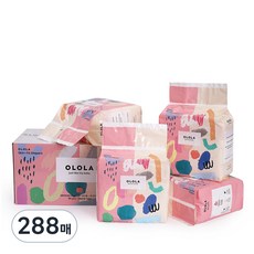OLOLA Skin Fit黏貼型尿布 男女通用, 中型( M), 288張