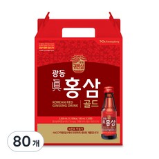 광동 진 홍삼 골드, 100ml, 80개
