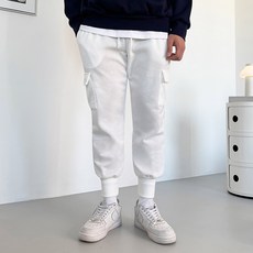 JHSTYLE 男士日常刷毛工裝束口運動保暖褲 JHROK467