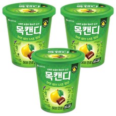 롯데제과 목캔디 허브민트, 122g, 3개