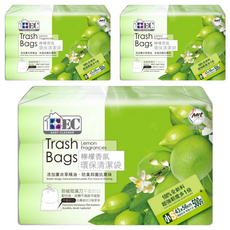 EASY CLEANER 家簡塵除 香氛清潔袋 超厚實耐用 添加奈米減塑環保配方, 15L, 3包