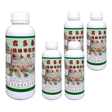 吉多桑 精煉甲殼素 有機抑菌抗病藥劑 1L, 5瓶, 1瓶