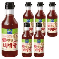 면사랑 프리미엄 만능비빔장, 500g, 6개