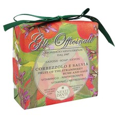 NESTI DANTE STRAWBERRY TREE & SAGE 義大利佛羅倫斯草莓灌木和鼠尾草植物皂, 200g, 1個