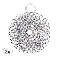 Living Mango SUS316 不鏽鋼廚房圓形鋼絲球 10 x 10 cm, 2個, 1入