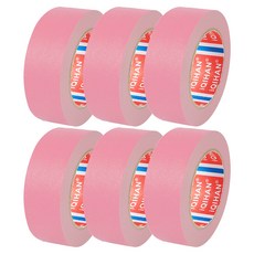 DADA 彩色和紙膠帶 30mm x 15m, 6個, 粉紅色