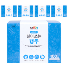 comet 超吸水多功能抹布, 100張, 5盒