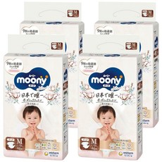 滿意寶寶日本版 有機棉黏貼型尿布 6~11kg, M(6~11kg), 184片