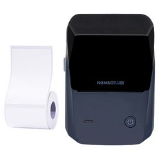 NIIMBOT 標籤機 附標籤紙 B1, 1組, 湖藍灰
