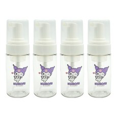 beautyhome 三麗鷗角色 泡沫分裝瓶 100ml, 4個, 酷洛米