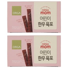 올가맘 어린이 한우 육포 25g x 4p, 순한맛, 2개, 100g