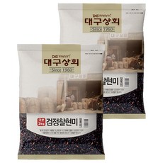 대구상회 검정찰현미, 2kg, 2개