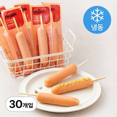 맛있는 닭가슴살 매운후랑크 소시지 꼬치 (냉동), 70g, 30개입