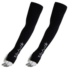 Volvik 富維克 涼感高爾夫套手袖套 2入, 黑色