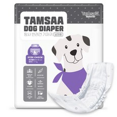 Tamsaa 狗狗公犬用尿布, 30入, 大型, 1包