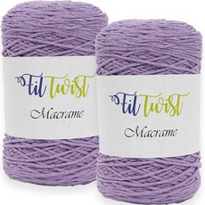 SEVY 菲爾麻花編織線, 20紫色, 2個