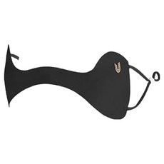 U2SPORTS 蝴蝶 W 薄刷毛口罩 MS10, 1個, 黑色