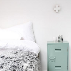 HK LIVING 牆面造型掛勾/蘋果木荷蘭, 尺寸 W12 H12 D4cm, 螺絲釘安裝, 顏色白色, 芒果木荷蘭, 1個