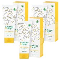 mango drop 沖洗式亮白乳液 芒果香, 200ml, 3個