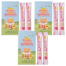 꼬샤꼬샤 홍도라지배 스틱 15p, 300g, 3개