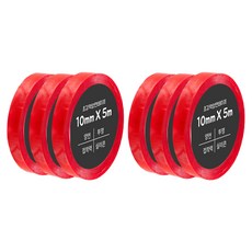 다다 초강력 양면테이프 10mm x 5m, 투명, 6개