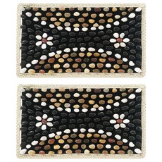 echobelle 鵝卵石指壓石墊 花路 40 x 60 cm, 混合顏色, 2個