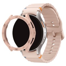 SPACE SHIELD Galaxy Watch 相容錶圈防撞保護殼, 沙粉色, 1個