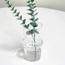 주앤지 미드센추리 모던 유리화병, 투명