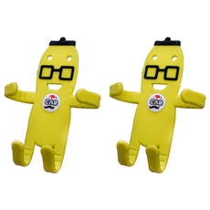 長臂車用手機出風口支架, 黃色, 2個