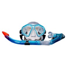 beend. MS-06 矽膠浮潛套組, 水藍色, 1組