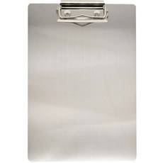 Saenggaknarae 不鏽鋼A4文件板夾 23 x 31.5 cm, 1個, 銀色
