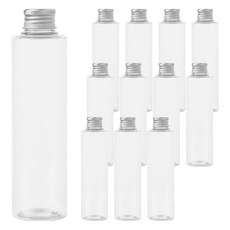 병도매닷컴 AC170 투명 음료용기 알루미늄 실버캡, 170ml, 12개