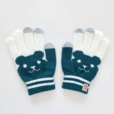 Woojooi 熊寶寶圖案手套