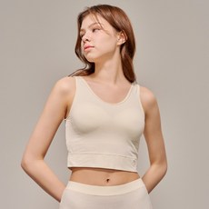 카파 골지 스판 런닝형 브라탑